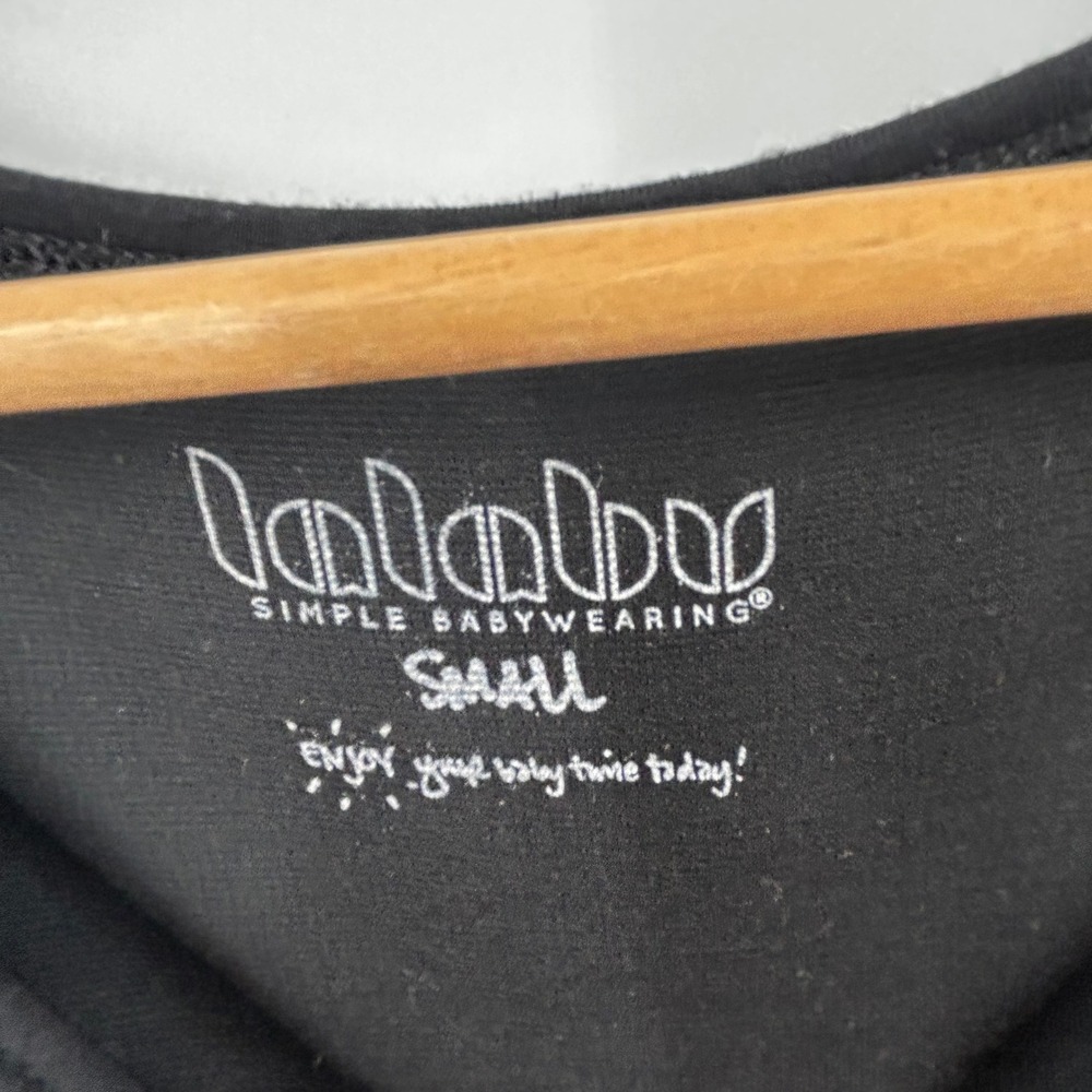Lalabu Simple Babywearing Tank Top Black Sleeveless Nursing Carrier Small - Picture 6 of 8